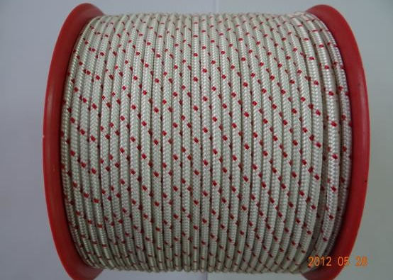 16の繊維編みこみのポリエステル ロープ