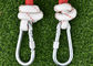 16mmの登山のために耐久力のある編みこみの命綱の安全ロープ