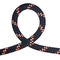 オレンジ赤い10.5mm編みこみのナイロン ロープ動的上昇ロープ