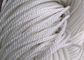 高い抗張薄い編みこみのポリエステル ナイロン ロープ5mm白い色